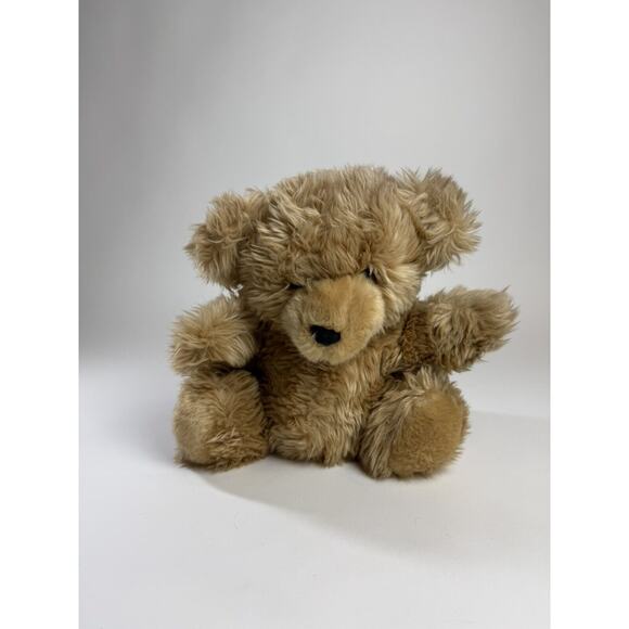 Vintage Soft Plush Beige Full Body Hand Puppet Bear Yang Jee 9.5” Stuffed Animal - Picture 2 of 6